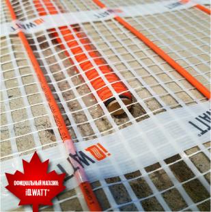 Тонкий самоклеящийся греющий мат IQ FLOOR MAT 150 Вт/м.кв - 5,0м²