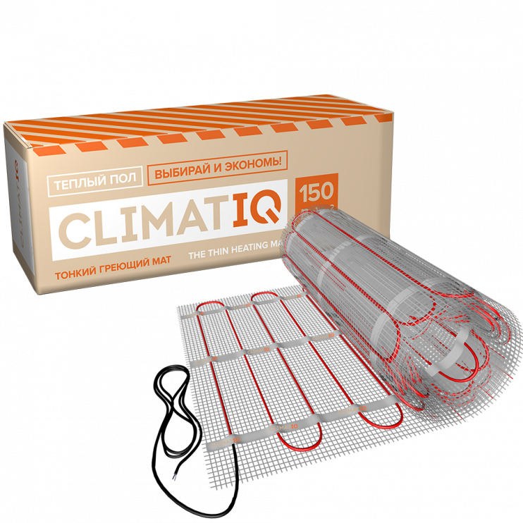 Тонкий самоклеящийся греющий мат CLIMATIQ MAT 1м²